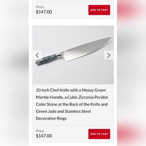 10 Inch Craftstone Knife READ